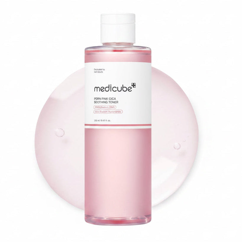 MEDICUBE PDRN Pink Cica Soothing Toner - 250ml Hanyori Skin