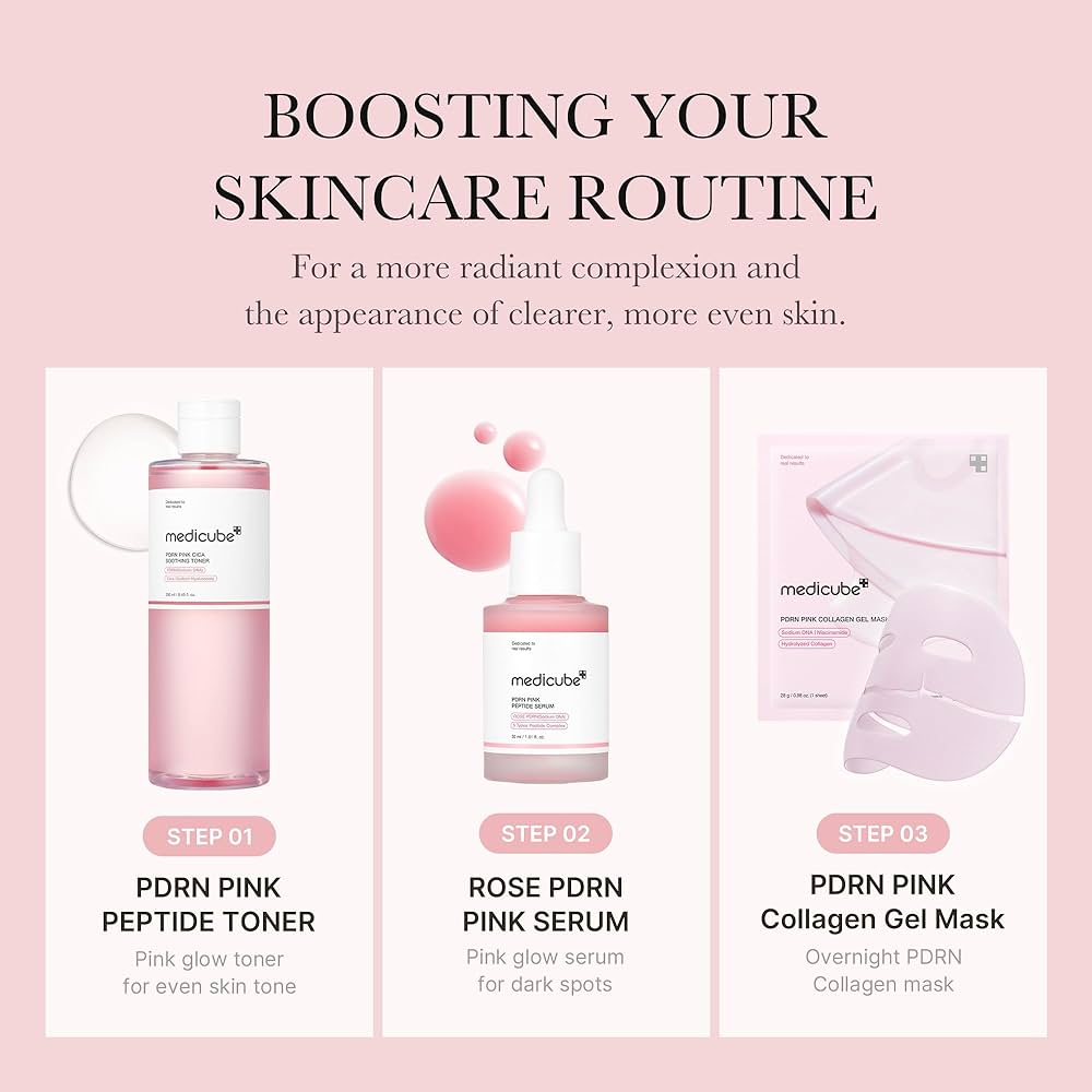 MEDICUBE PDRN Pink Cica Soothing Toner - 250ml Hanyori Skin