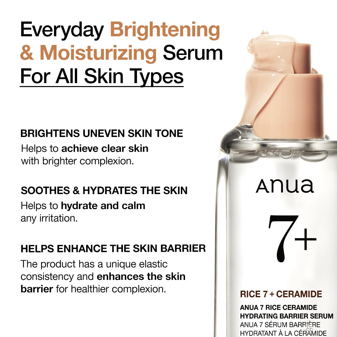 Anua 7 Rice Ceramide Hydrating Barrier Serum 50ml Purida