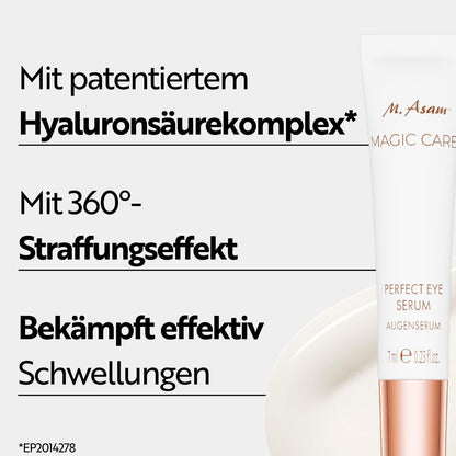 M. Asam Magic Care Perfect Eye Augenserum (25 ml) | Gegen dunkle Augenringe & Schwellungen, mit 360° Straffungseffekt & Hyaluronsäure