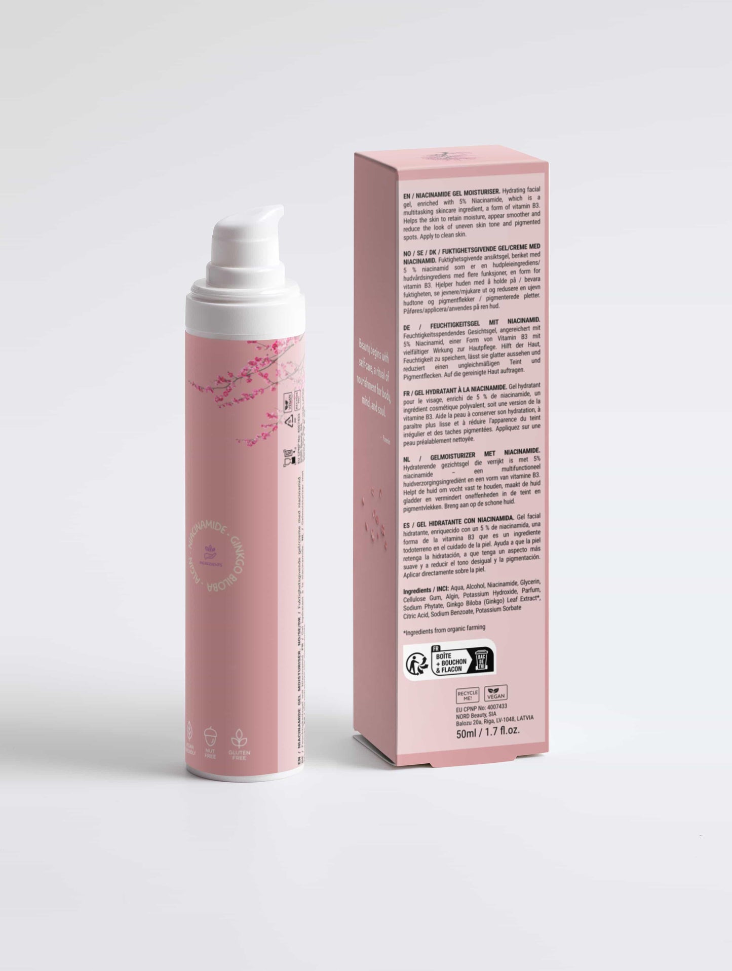 Niacinamide Gel Moisturiser - Feuchtigkeitsgel Purenin