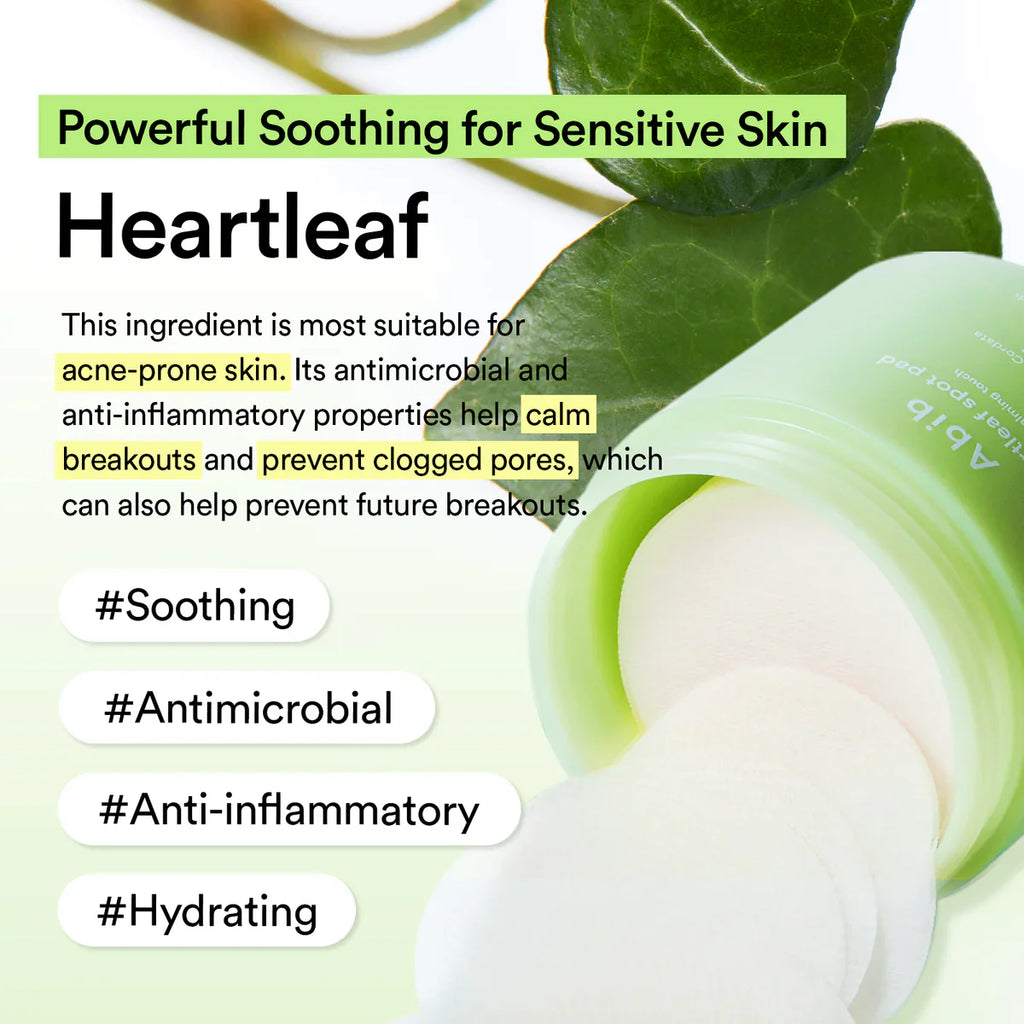 ABIB Heartleaf Spot Pad Calming Touch - 80pads Hanyori Skin