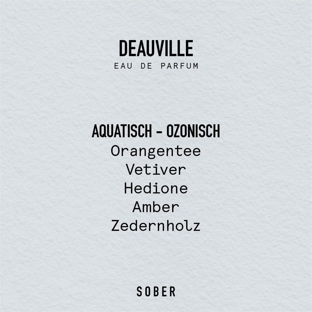 DEAUVILLE - Eau de Parfum sober
