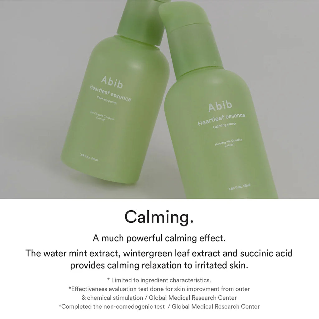 ABIB Heartleaf Essence Calming Pump - 50ml Hanyori Skin