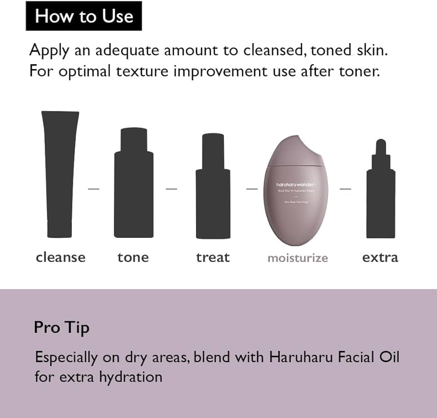 HARUHARU WONDER Black Rice 10 Hyaluronic Cream - 50ml Hanyori Skin