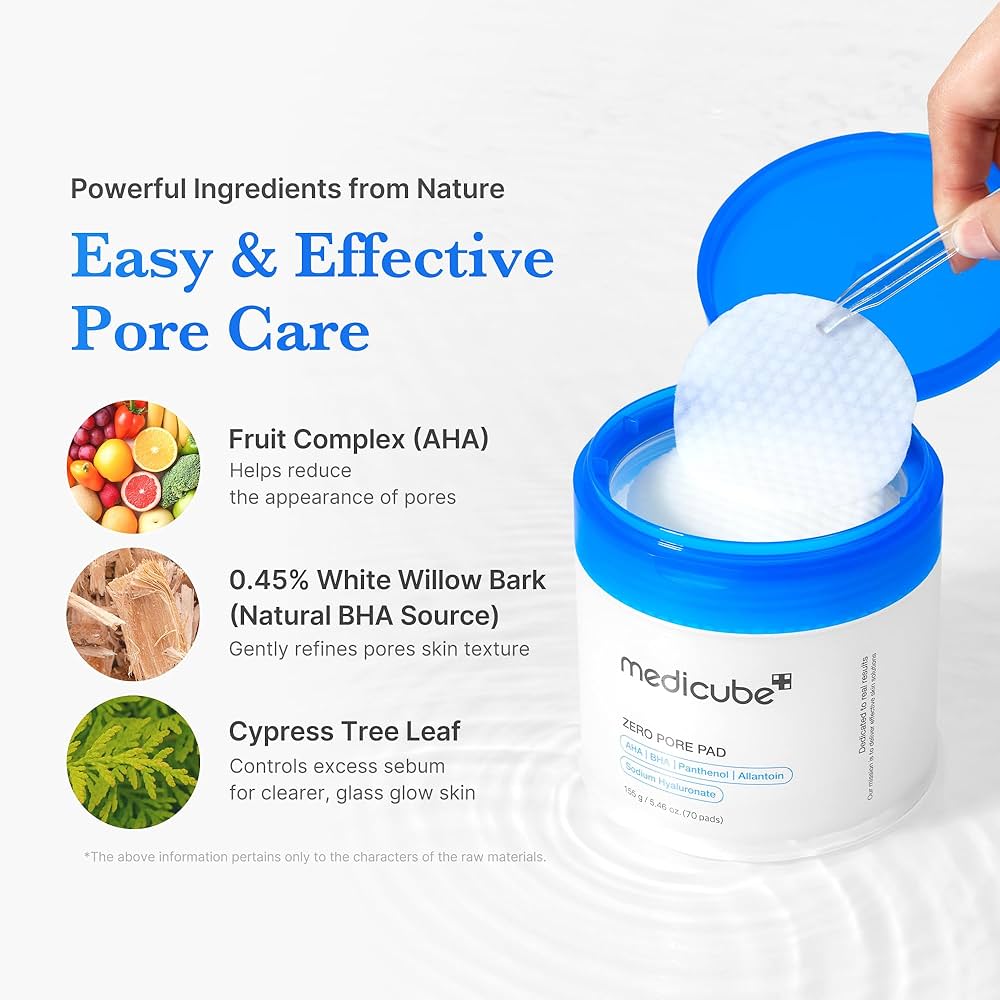 MEDICUBE Zero Pore Pad 2.0 70 Pcs - 155g Hanyori Skin