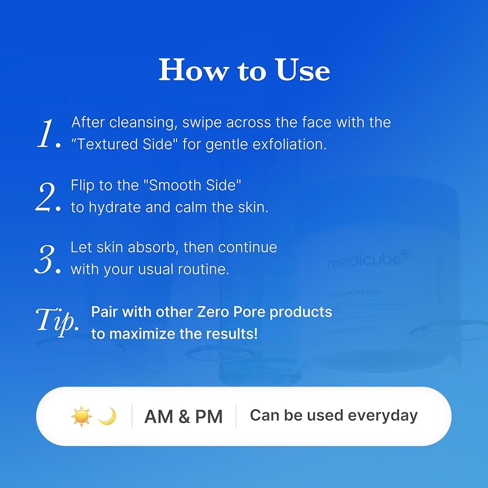 MEDICUBE Zero Pore Pad 2.0 70 Pcs - 155g Hanyori Skin