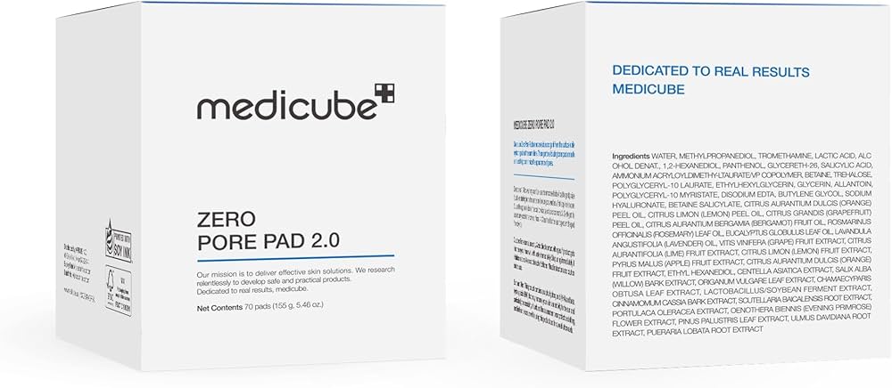 MEDICUBE Zero Pore Pad 2.0 70 Pcs - 155g Hanyori Skin