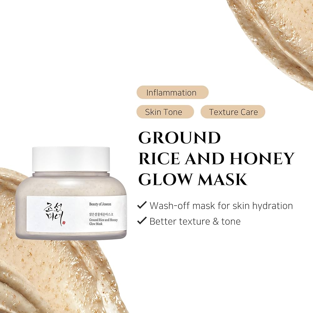 BEAUTY OF JOSEON Ground Rice and Honey Glow Mask - 150ml Hanyori Skin