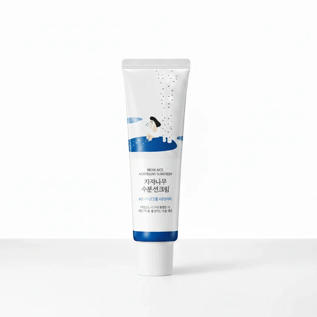 ROUND LAB Birch Juice Moisturizing Sun Cream SPF50+ PA++++ - 50ml Hanyori Skin