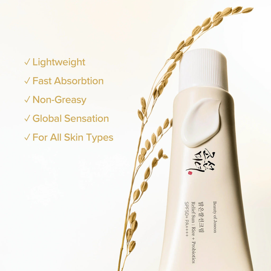 BEAUTY OF JOSEON Relief Sun Rice + Probiotics SPF 50+ - 50 ml Hanyori Skin