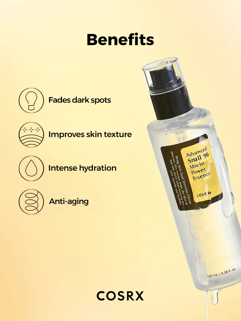 COSRX Advanced Snail 96 Mucin Power Essence - 100ml Hanyori Skin