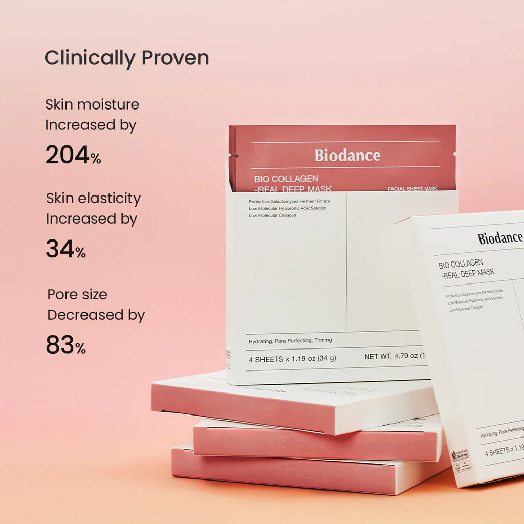 BIODANCE Bio-Collagen Real Deep Mask - 4x34g Hanyori Skin