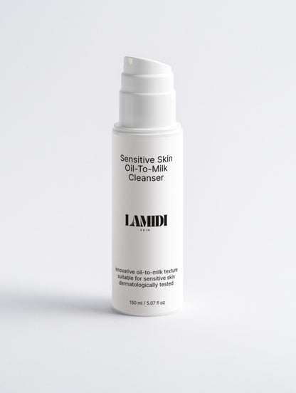 Sensitive Skin Oil-To-Milk Cleanser Lamidibeauty
