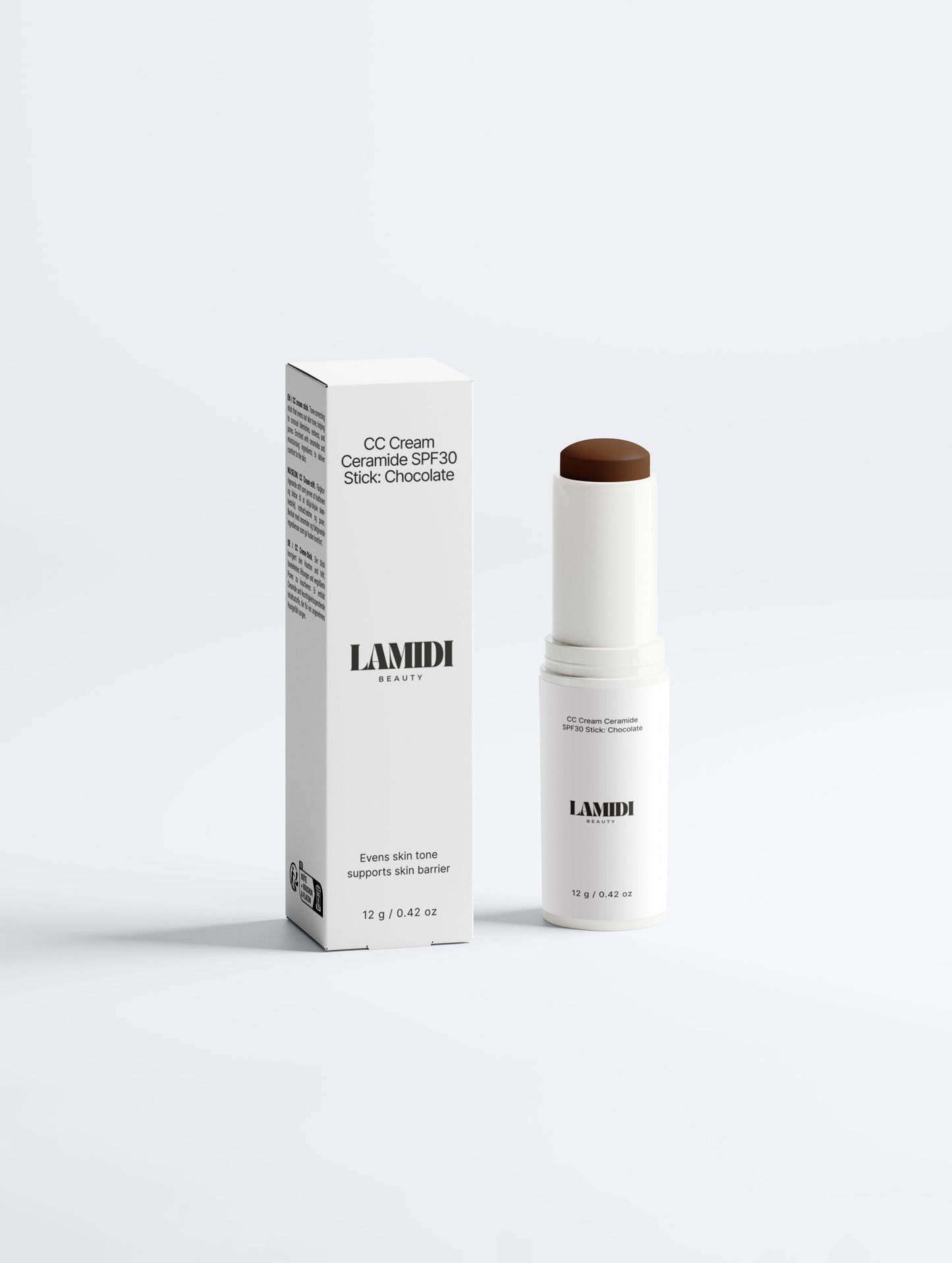 CC Cream Ceramide SPF30 Stick: Chocolate Lamidibeauty