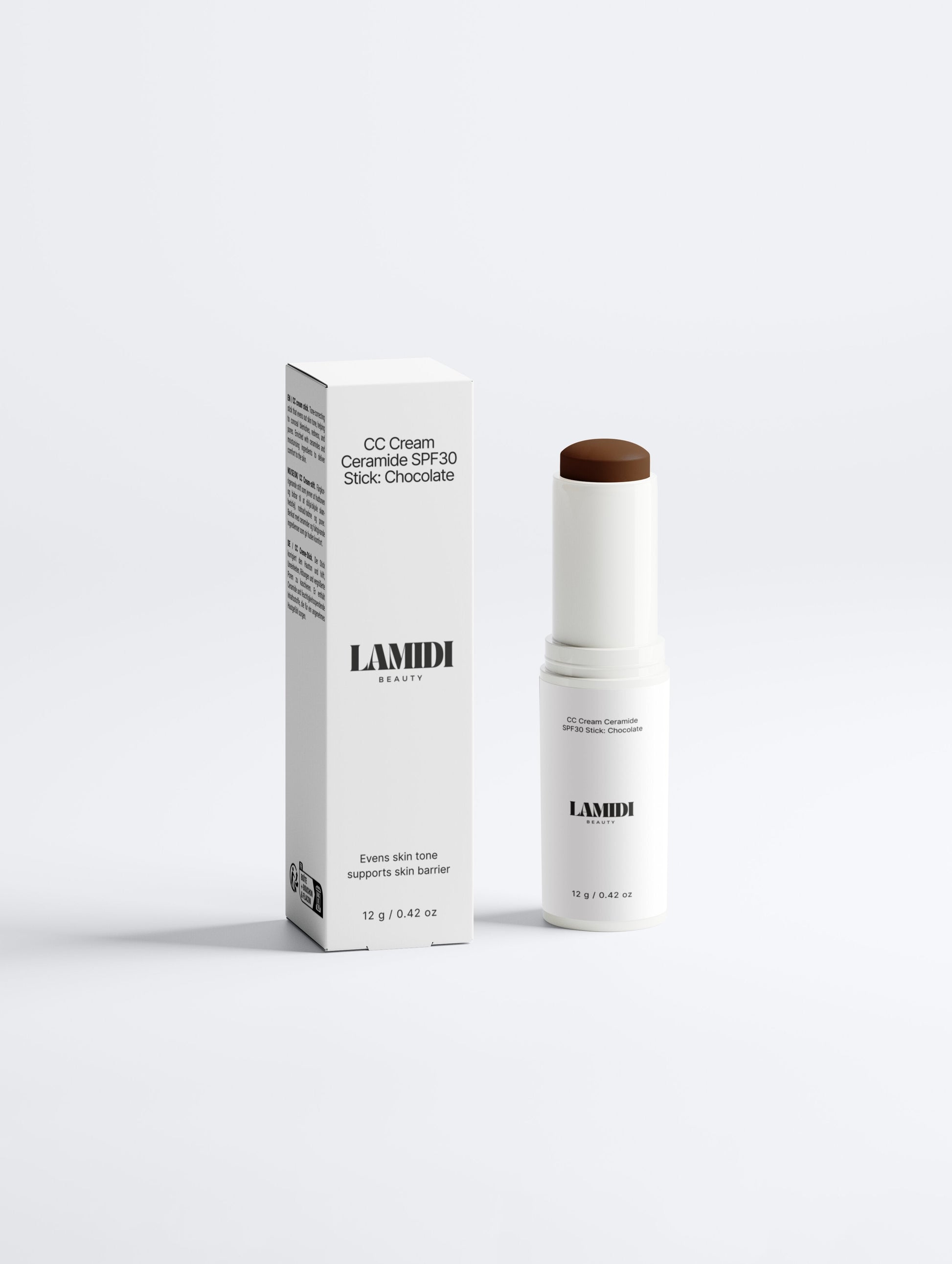 CC Cream Ceramide SPF30 Stick: Chocolate Lamidibeauty