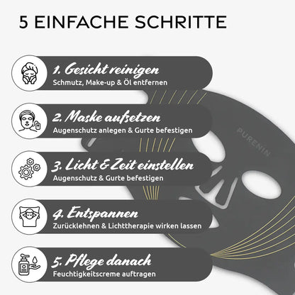 LED Lichttherapie Maske Purenin