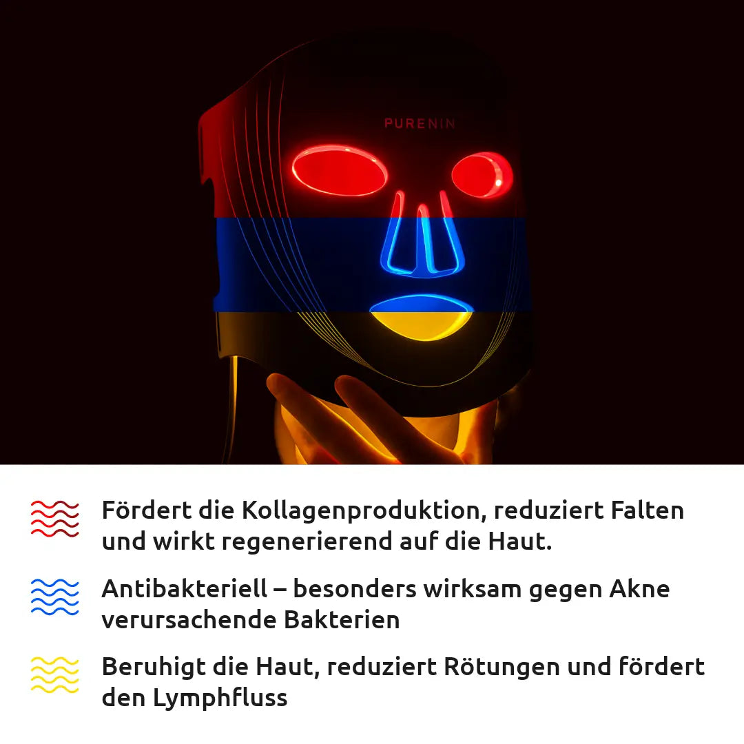 LED Lichttherapie Maske Purenin
