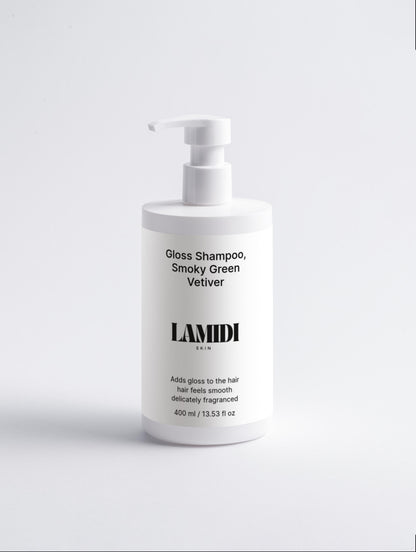 Gloss Shampoo, Smoky Green Vetiver Lamidibeauty