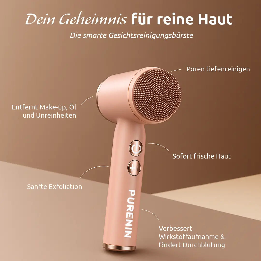 Elektrische Gesichtsbürste - 6in1 Set Purenin