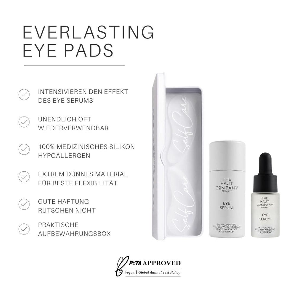 "Self Care" Eye Pads + Eye Serum The Haut Company