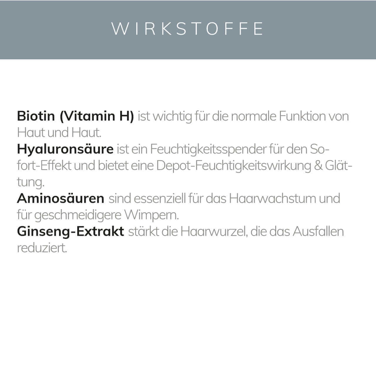 Wimpern- und Augenbrauenserum KÖsmetik