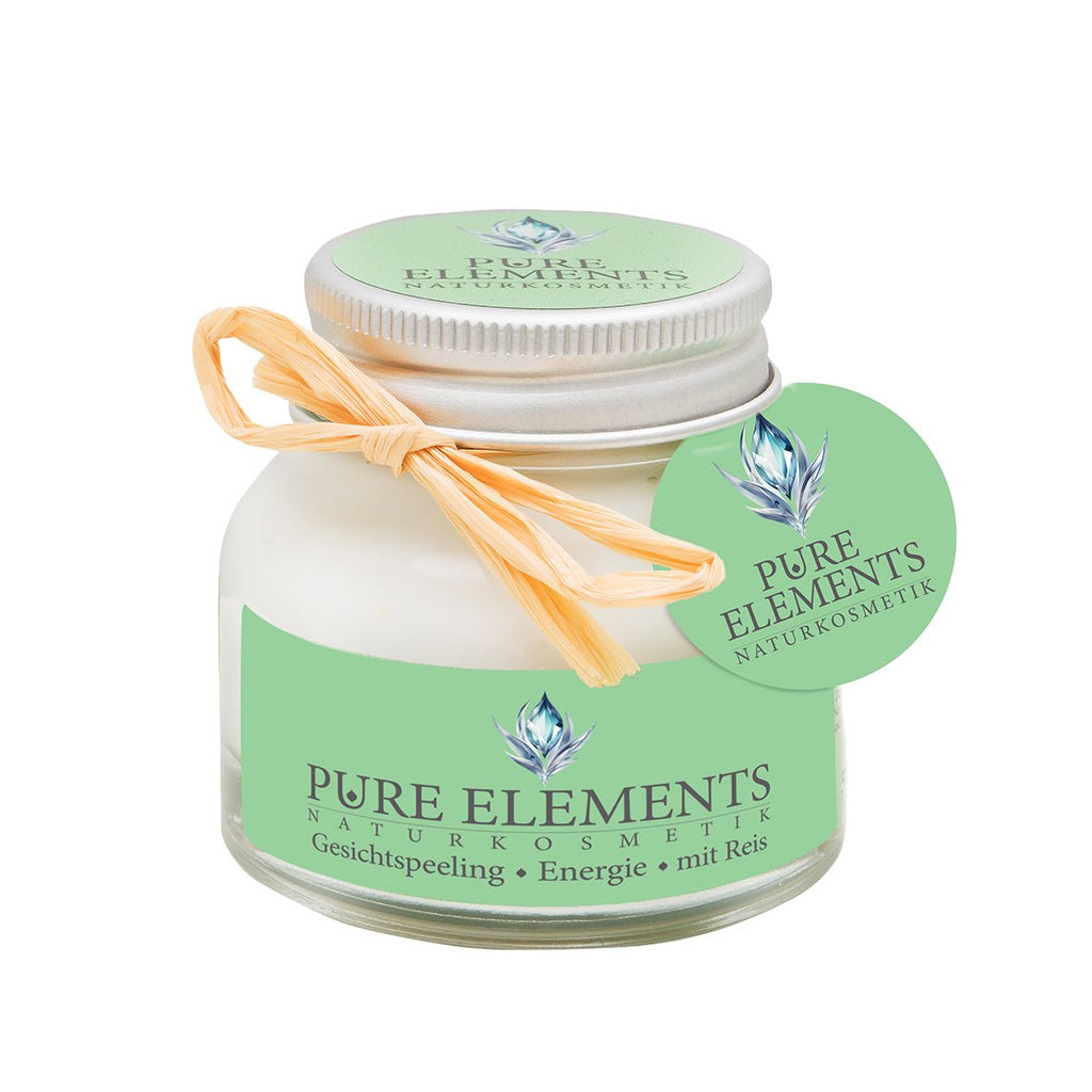 Gesichtspeeling •Energie• mit Reis Pure Elements Naturkosmetik