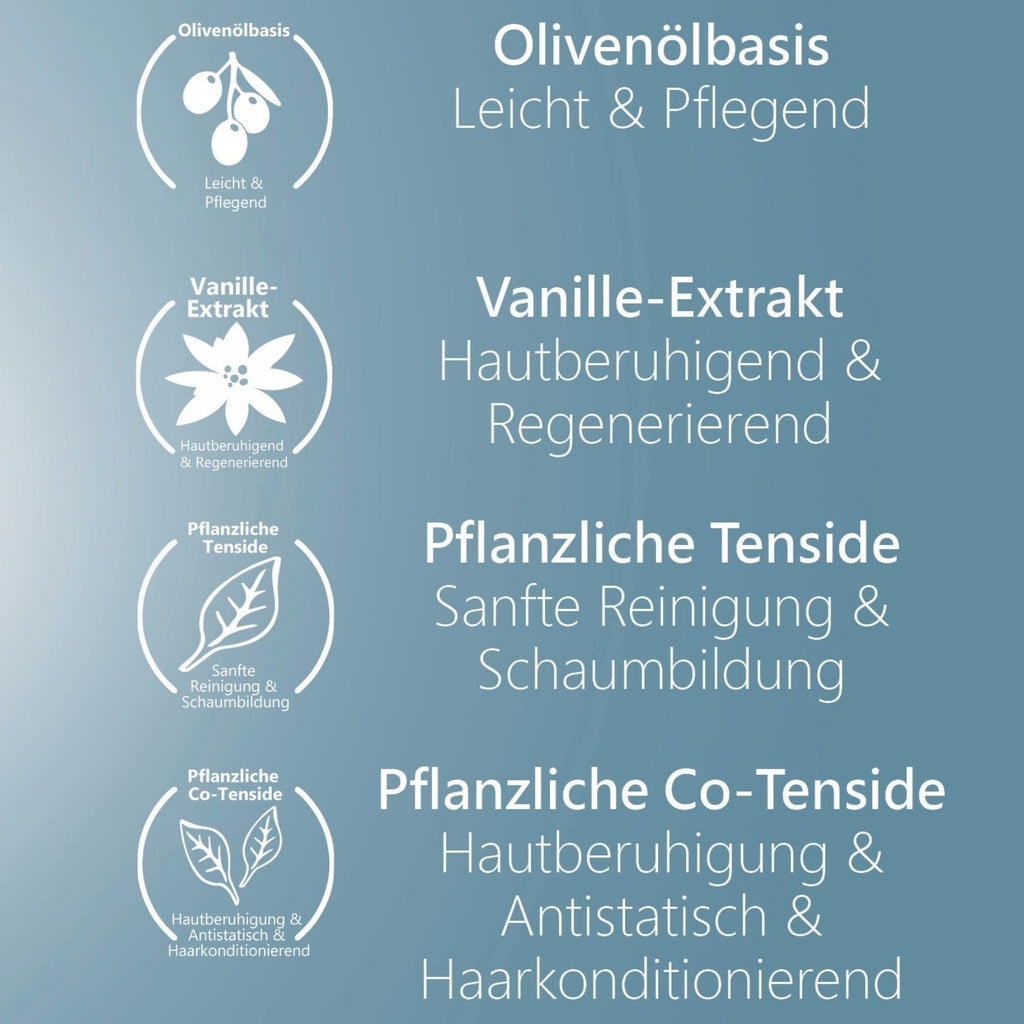 •Baby-Rein• 2 in 1 – Baby Shampoo & Duschgel mit Olivenöl | Zertifizierte Naturkosmetik Pure Elements Naturkosmetik