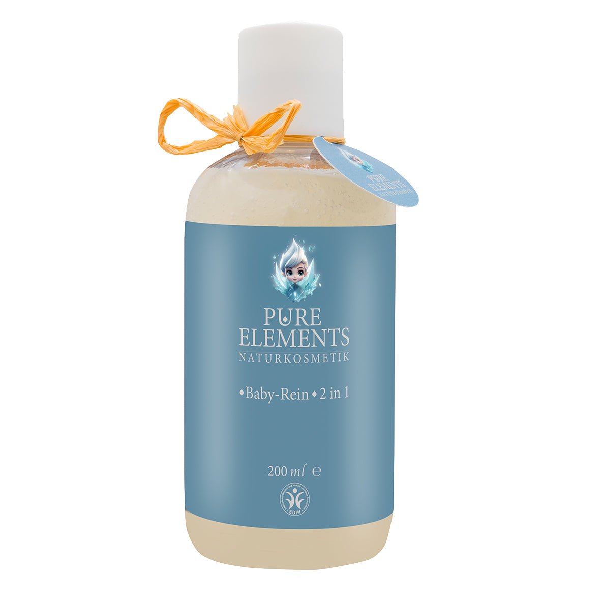 •Baby-Rein• 2 in 1 – Baby Shampoo & Duschgel mit Olivenöl | Zertifizierte Naturkosmetik Pure Elements Naturkosmetik
