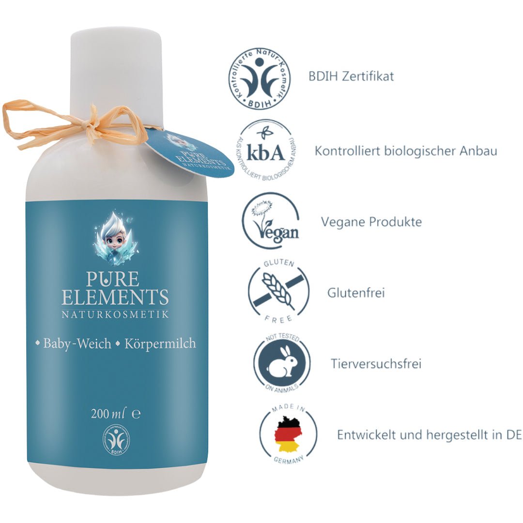 •Baby-Weich• Körpermilch Pure Elements Naturkosmetik