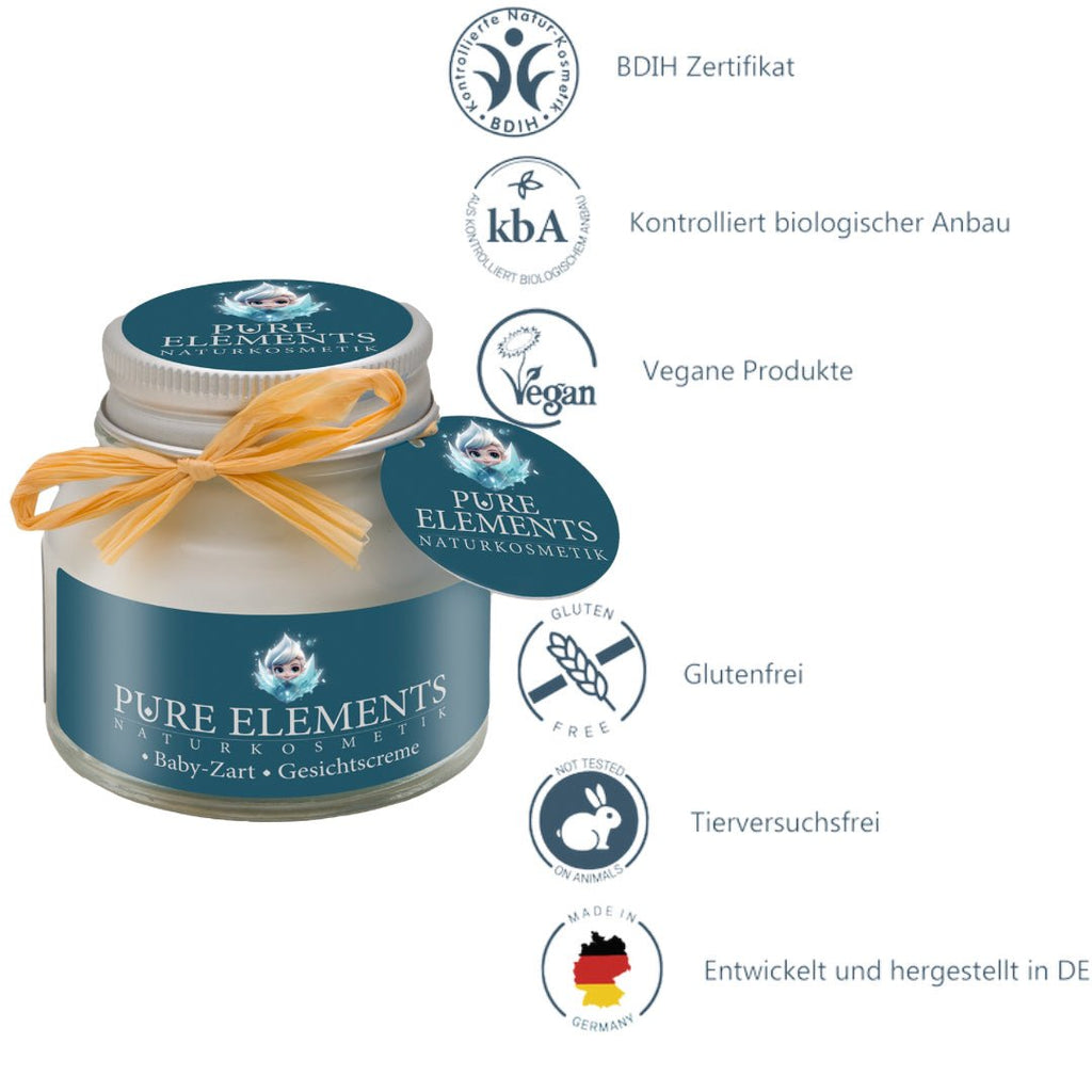 •Baby-Zart• Gesichtscreme Pure Elements Naturkosmetik
