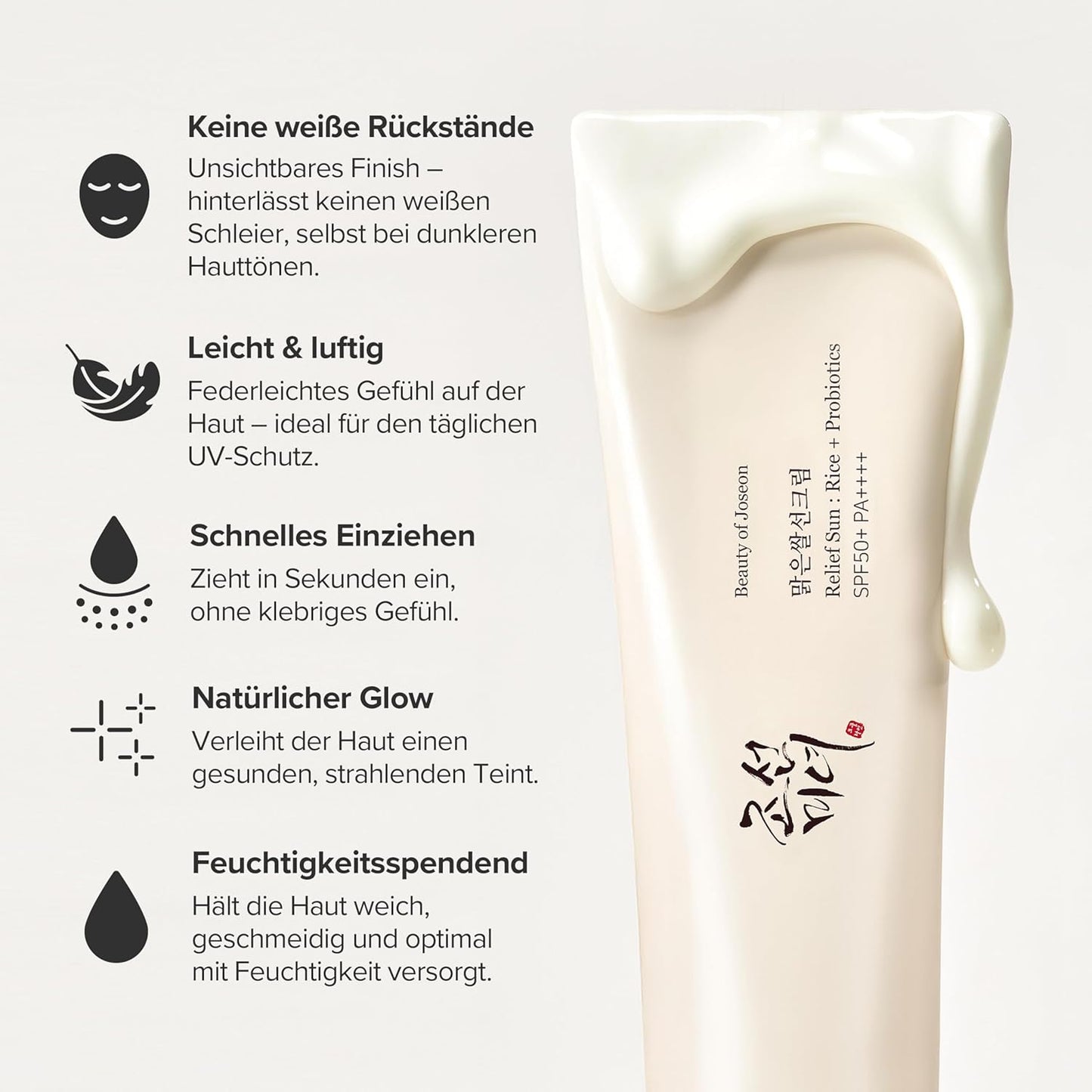 Beauty of Joseon Relief Sun Rice Probiotics SPF50+ 50 ml Purida