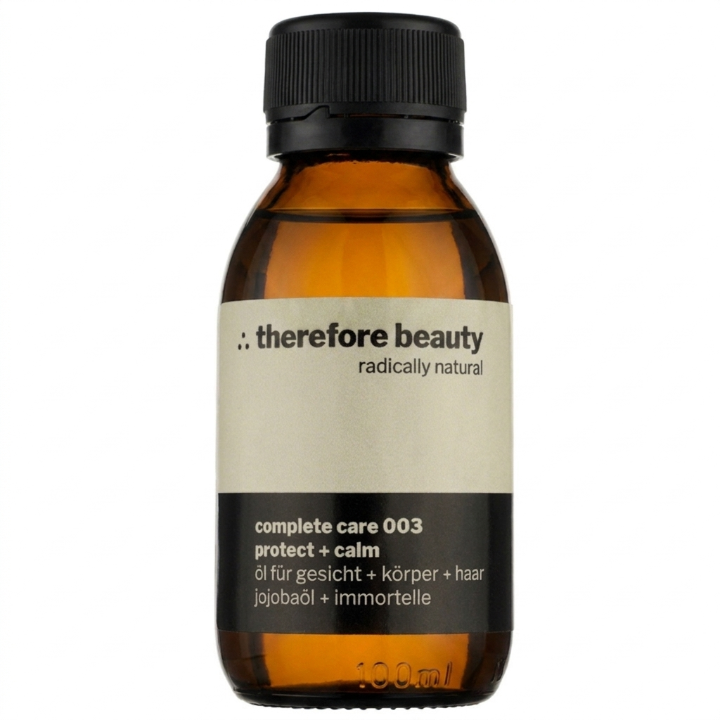 complete care 003 | Pflegeöl für Gesicht, Körper, Haar | sanft mit Jojoba + Immortelle ∴ therefore beauty
