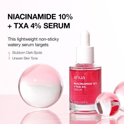 Anua Niacinamide 10% + TXA 4% Serum 30 ml Purida