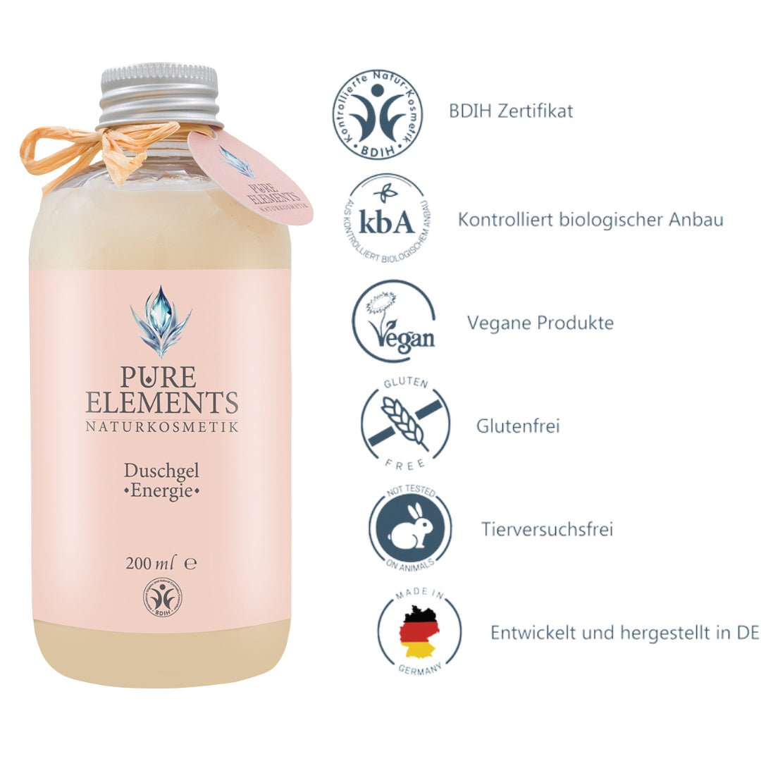 Duschgel •Energie• Pure Elements Naturkosmetik