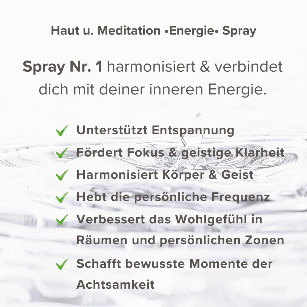 Haut-Mediation Energy Spray Pure Elements Naturkosmetik