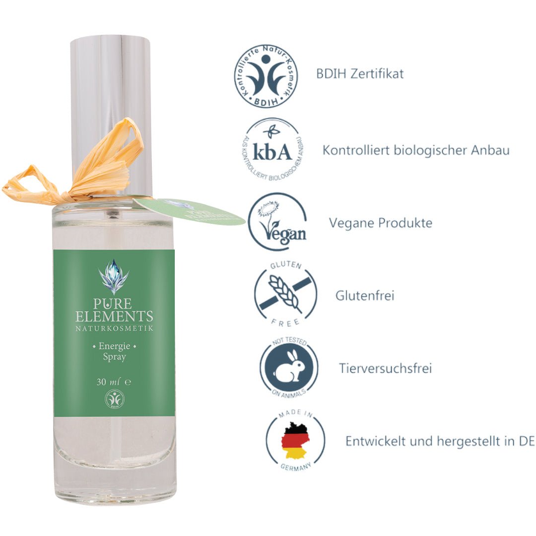 Haut-Mediation Energy Spray Pure Elements Naturkosmetik