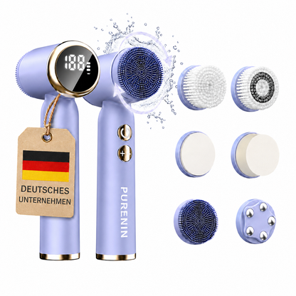 Elektrische Gesichtsbürste - 6in1 Set Purenin