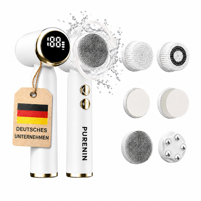 Elektrische Gesichtsbürste - 6in1 Set Purenin
