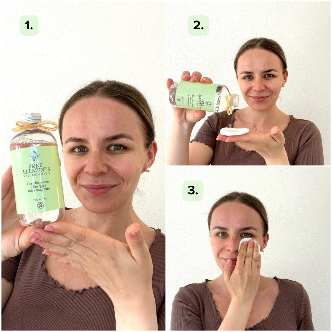Gesichtswasser •Energie• mit Frangipani Pure Elements Naturkosmetik