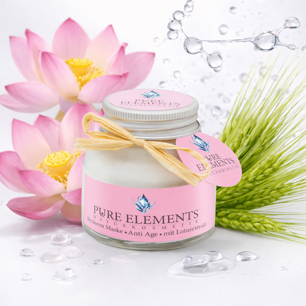 Hyaluron Maske •Anti Age• mit Lotusextrakt Pure Elements Naturkosmetik