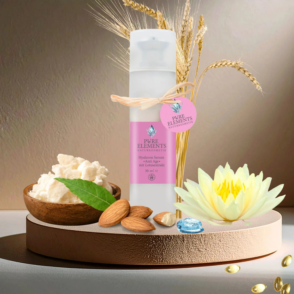 Hyaluron Serum •Anti Age• mit Lotusextrakt Pure Elements Naturkosmetik
