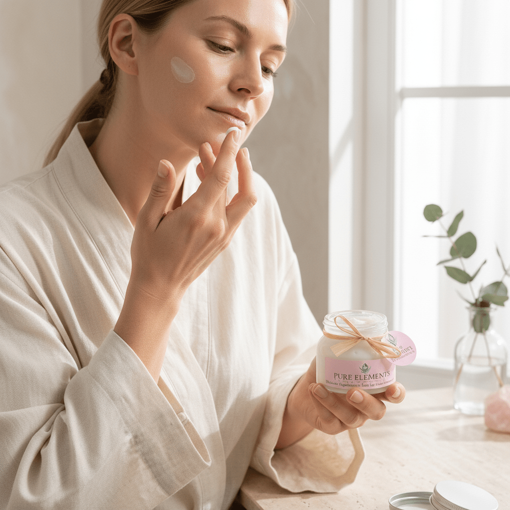 •Anti Age• Hyaluron Tagescreme mit Lotusextrakt – 3-fach Hyaluron | BDIH Naturkosmetik Pure Elements Naturkosmetik
