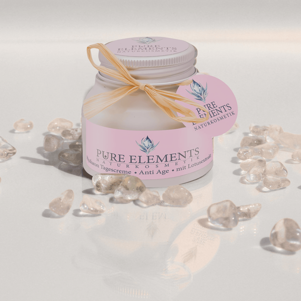 •Anti Age• Hyaluron Tagescreme mit Lotusextrakt – 3-fach Hyaluron | BDIH Naturkosmetik Pure Elements Naturkosmetik