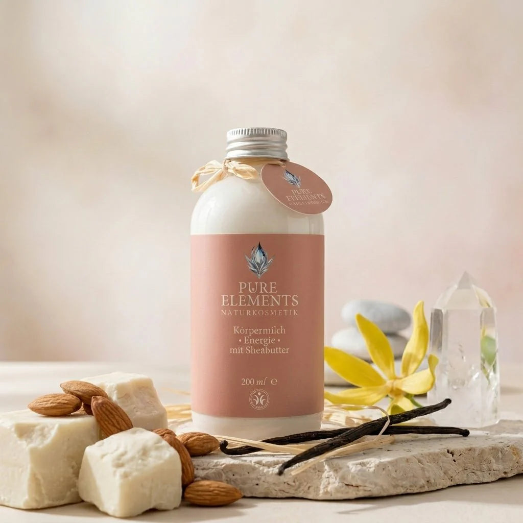 Körpermilch •Energie• mit Sheabutter Pure Elements Naturkosmetik