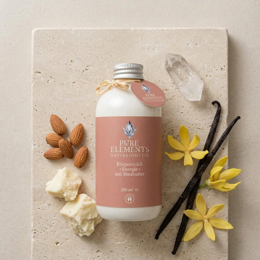 Körpermilch •Energie• mit Sheabutter Pure Elements Naturkosmetik