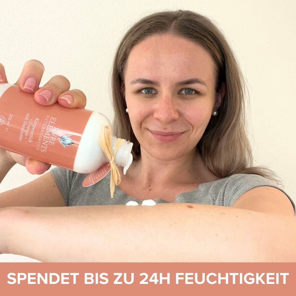 Körpermilch •Energie• mit Sheabutter Pure Elements Naturkosmetik