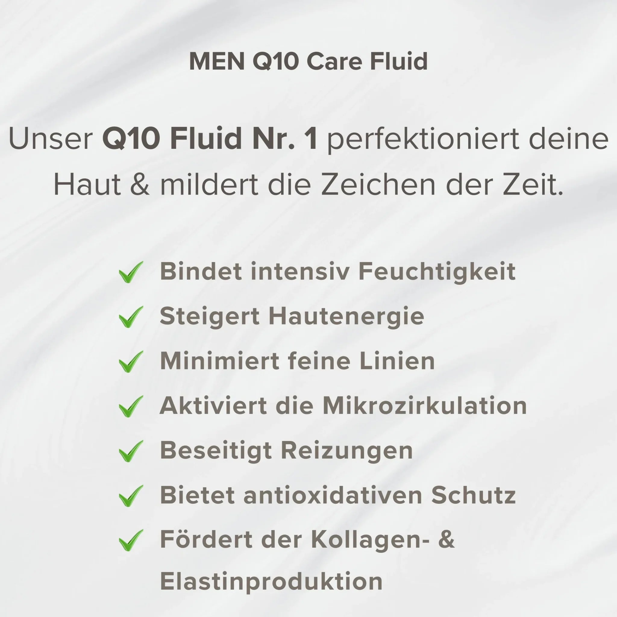 MEN Q10 Care Fluid •Energie• Pure Elements Naturkosmetik