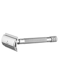 Rasierhobel | aus Metall, rostfrei | mit günstigen Klingen | unisex | Gesicht + Körper + Intimbereich ∴ therefore beauty