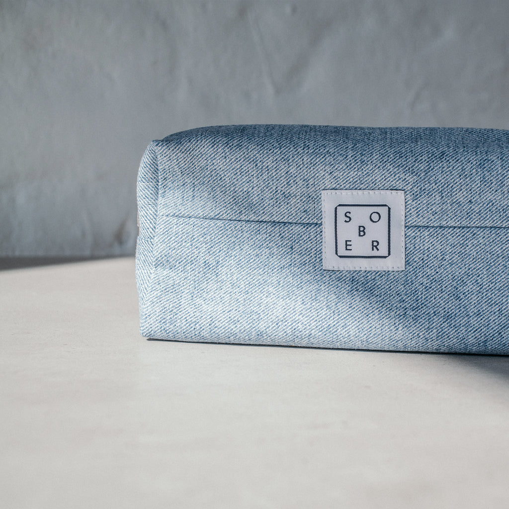 Denim Wash Bag sober